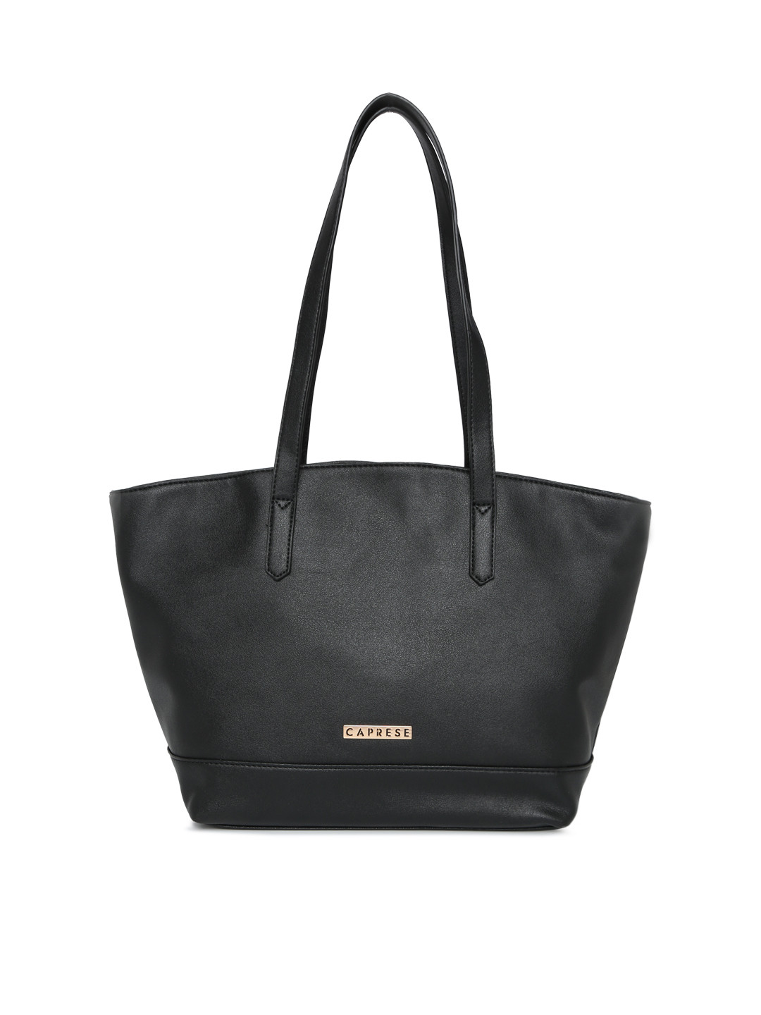 Buy Caprese Black Solid Shoulder Bag - Handbags for Women 8789543 | Myntra