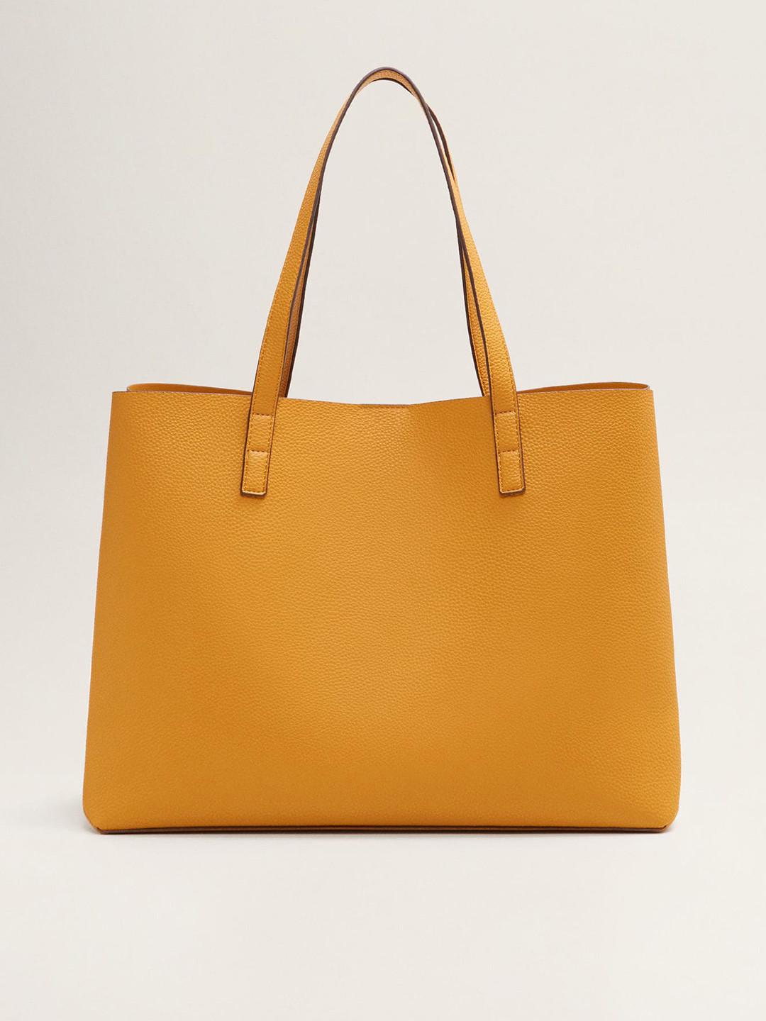 Buy MANGO Mustard Yellow Solid Shoulder Bag Handbags for Women