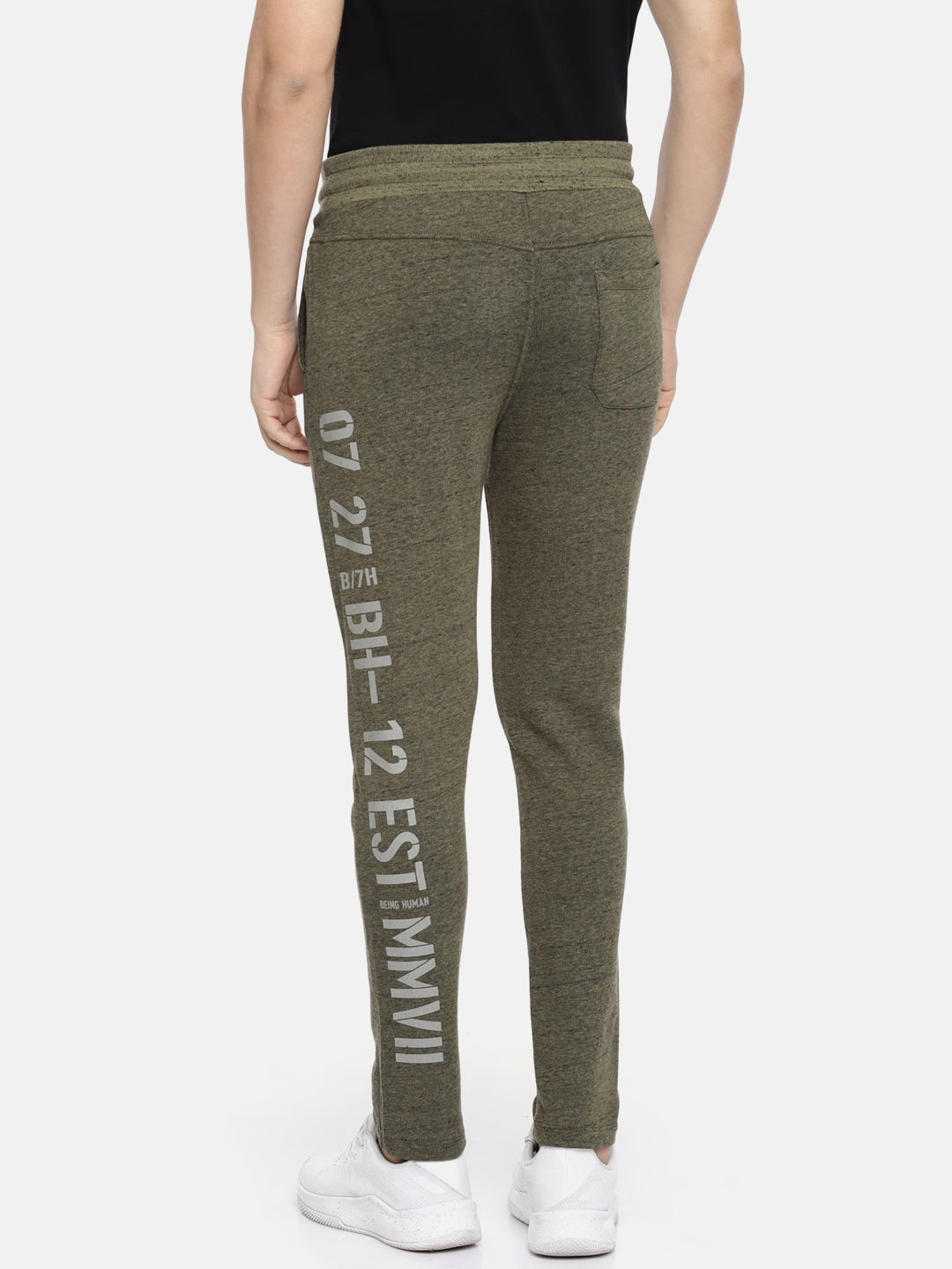 green track pants men