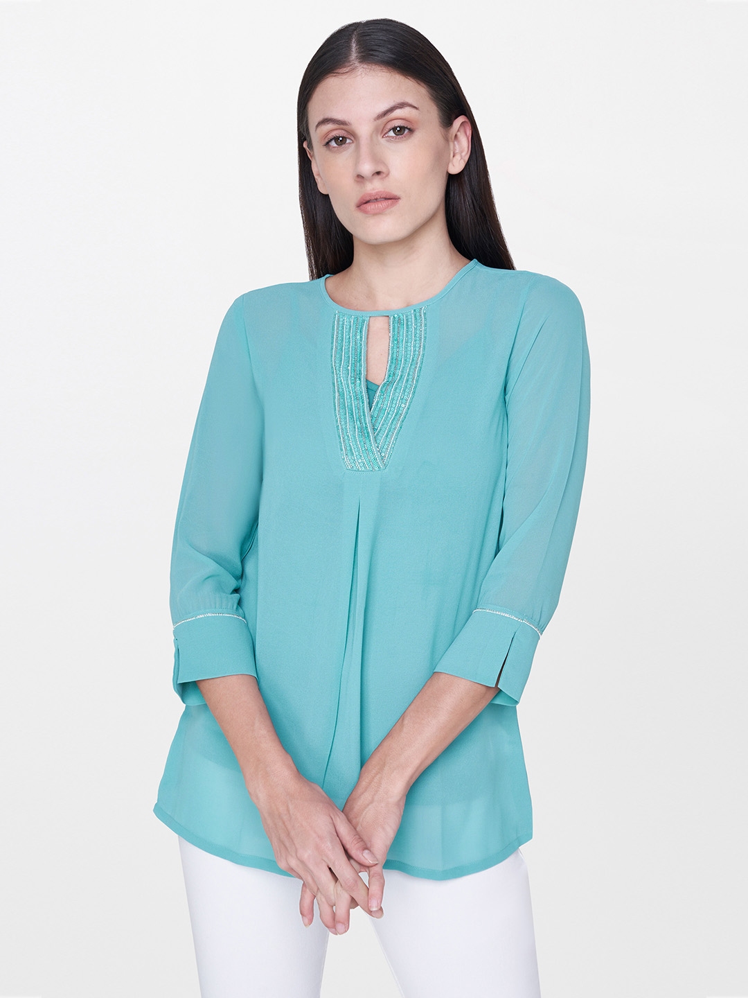 turquoise tops ladies