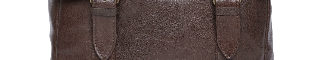 Buy Hidesign Men Coffee Brown Solid Leather Backpack - Backpacks for ...