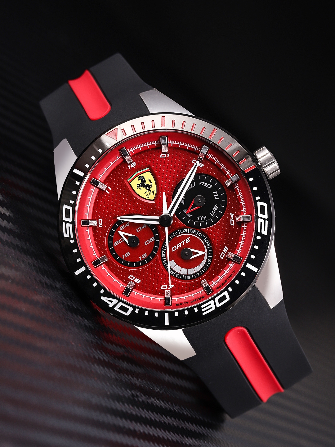 Buy Scuderia Ferrari Redrev T Men Red Analogue Watch