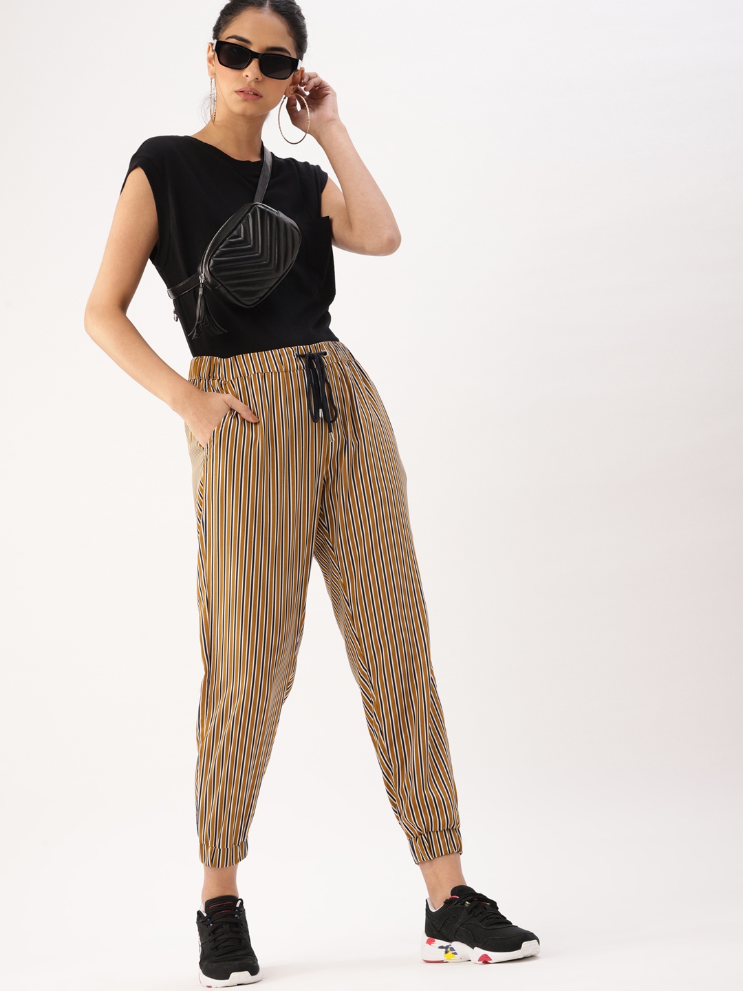 mustard joggers womens