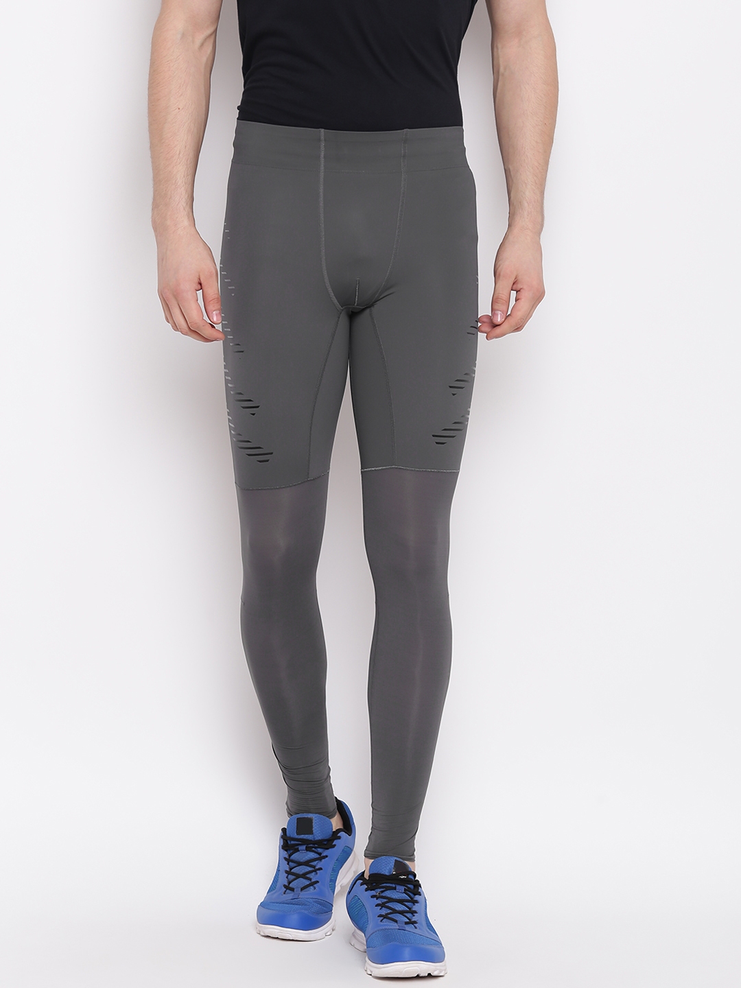 grey adidas tights