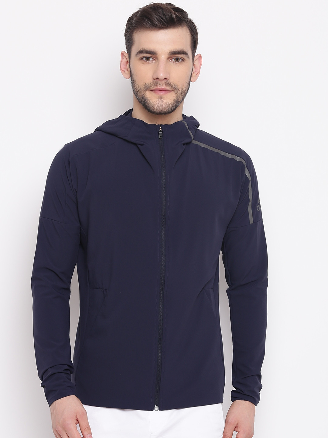 Buy ADIDAS Navy Blue Z.N.E. Running Jacket Jackets for Men 8810739 Myntra