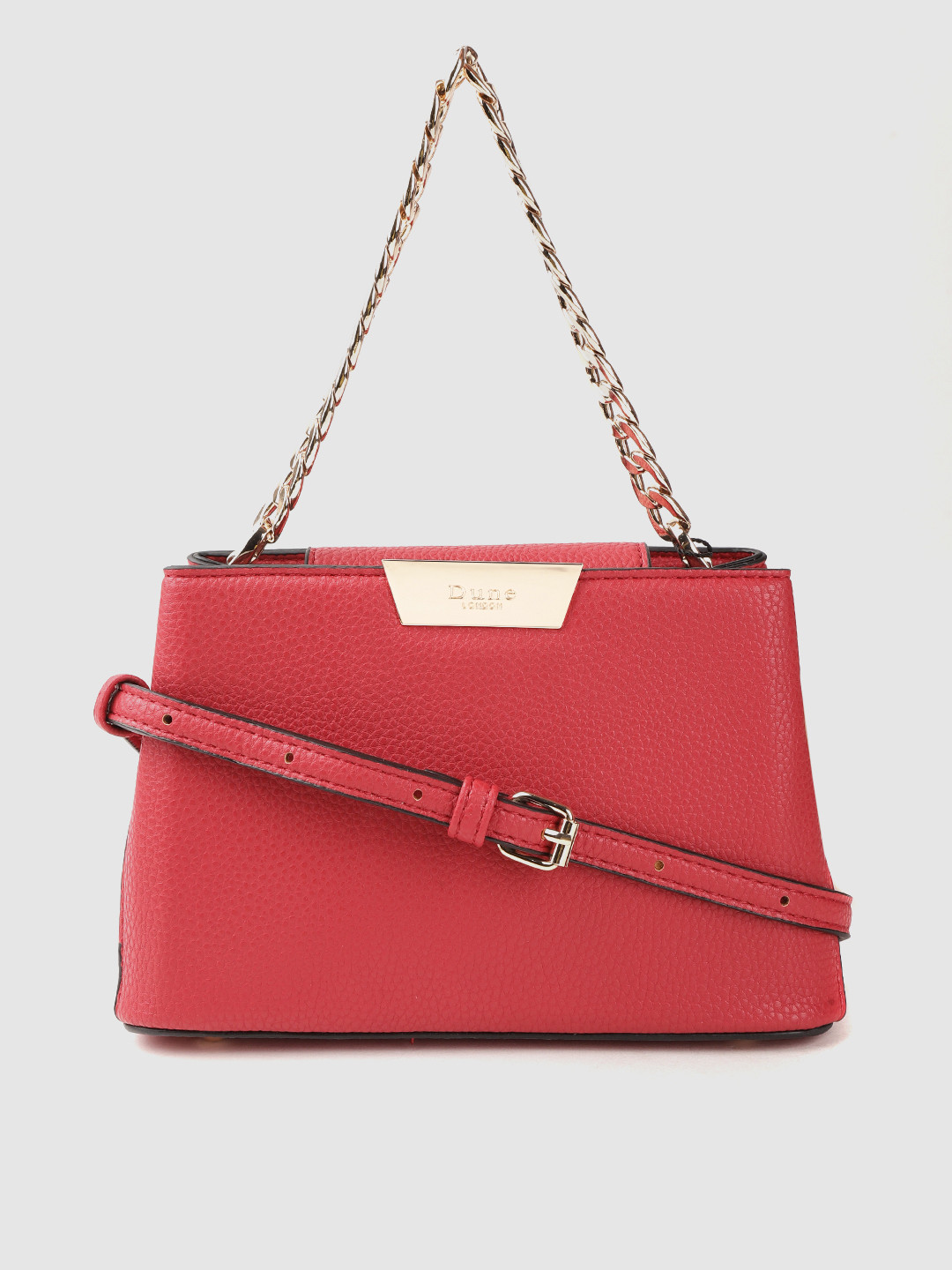 Buy Dune London Red Solid Handheld Bag Handbags for Women 8823575