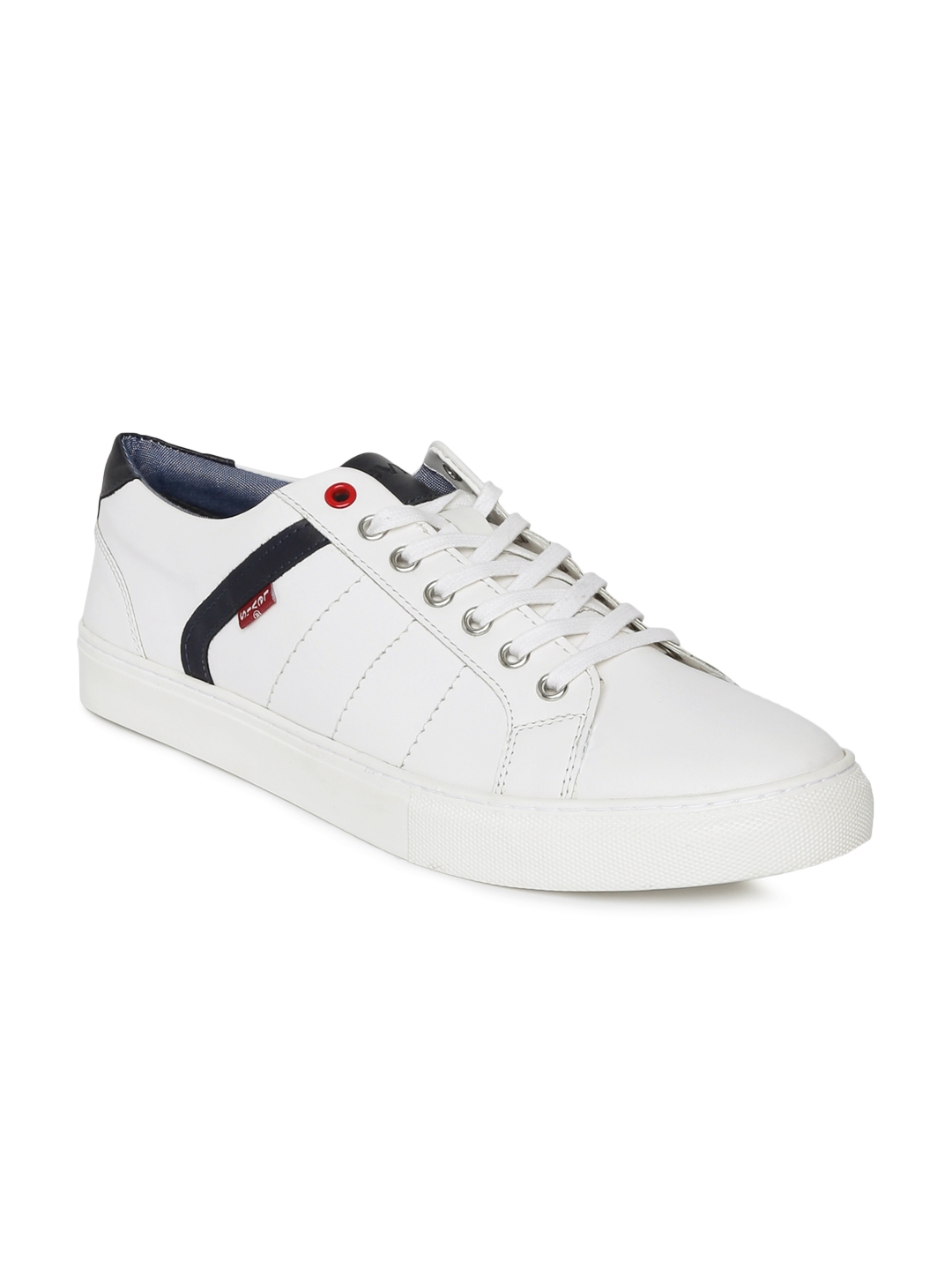 levis flatform trainers white
