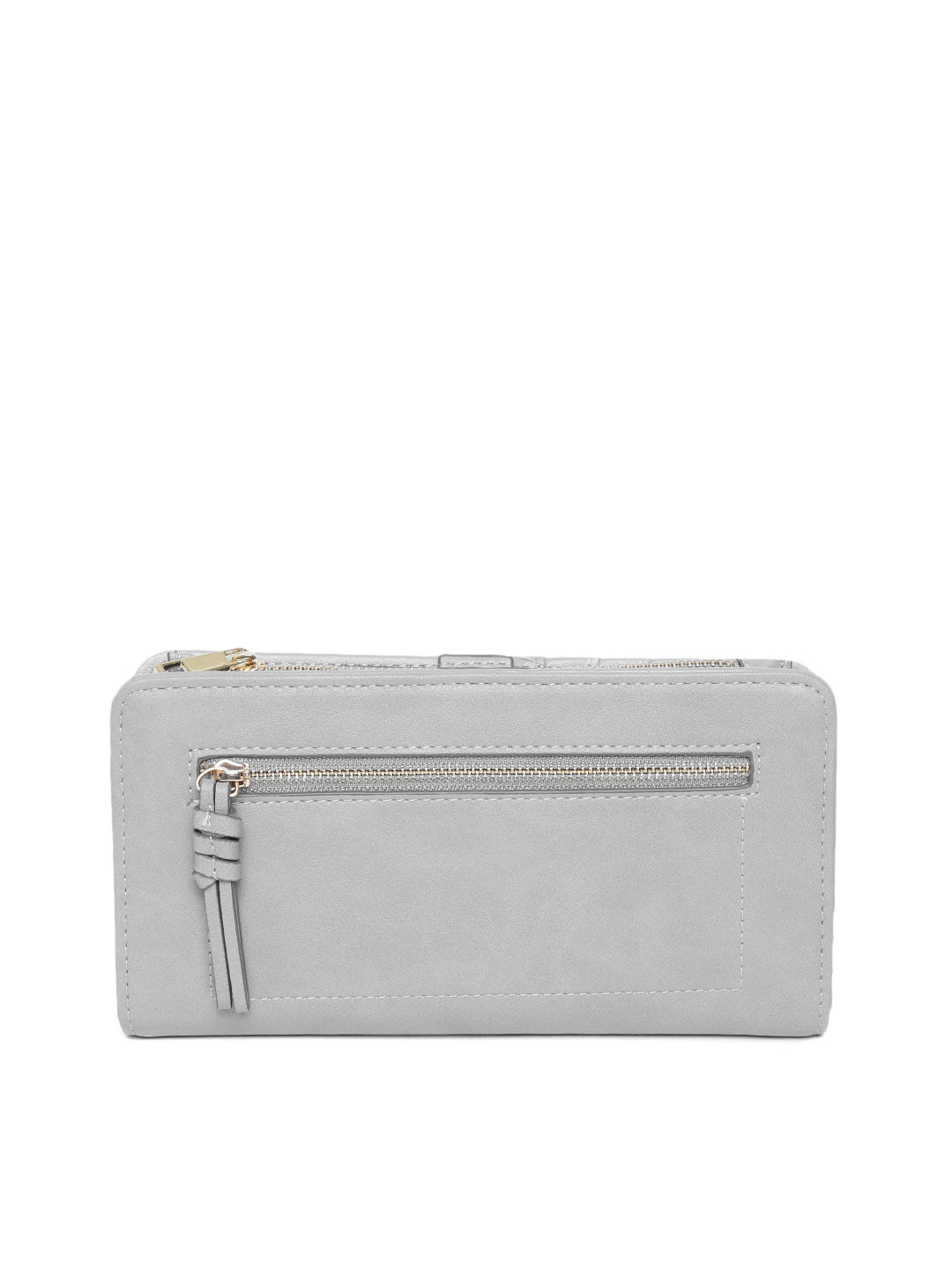 Buy Accessorize Women Grey Solid Two Fold Wallet Wallets for Women