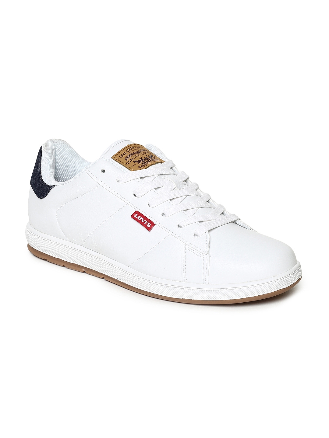 levis white canvas trainers