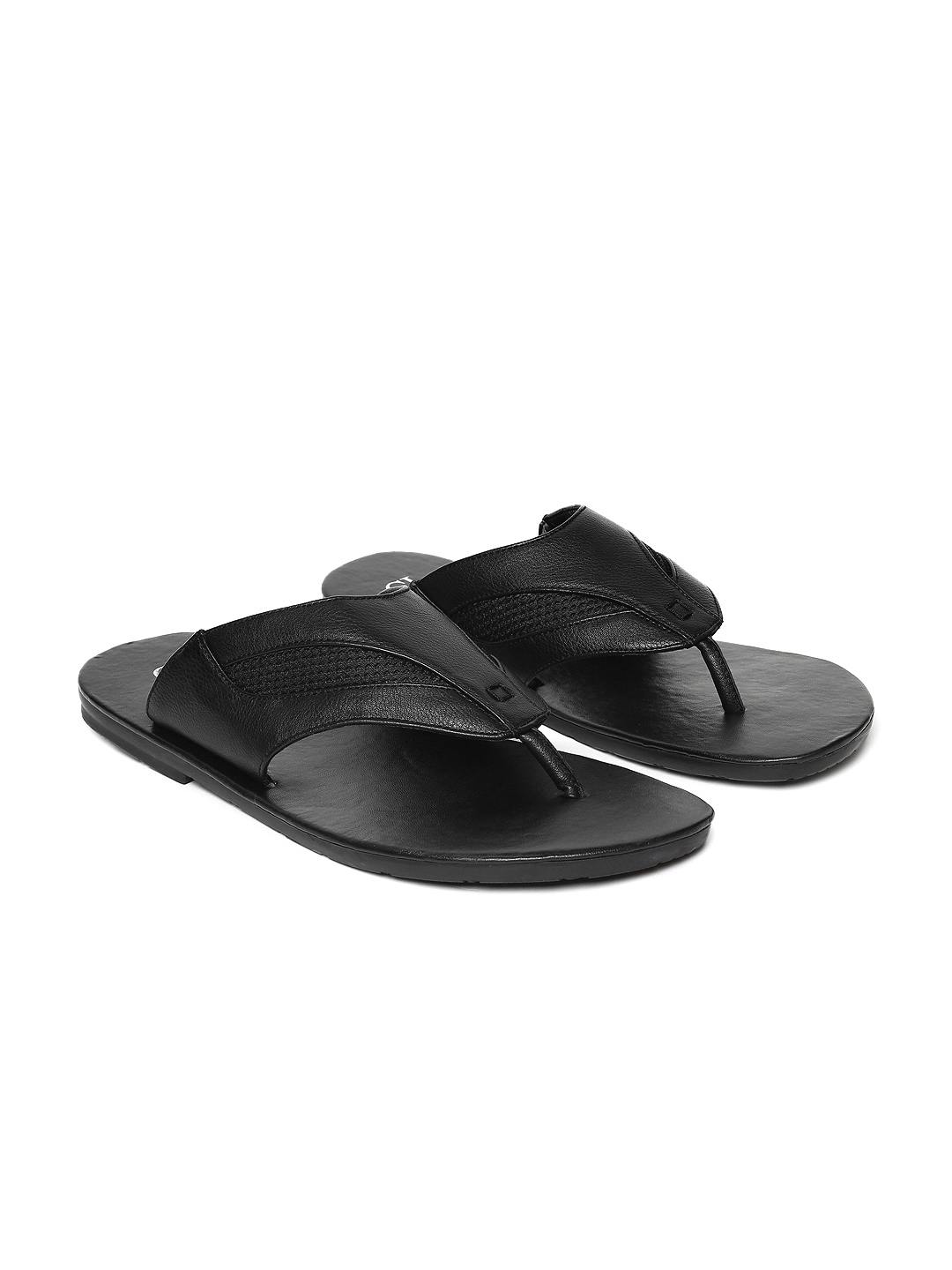 Buy Carlton London Men Black Sandals - Sandals for Men 8860247 | Myntra