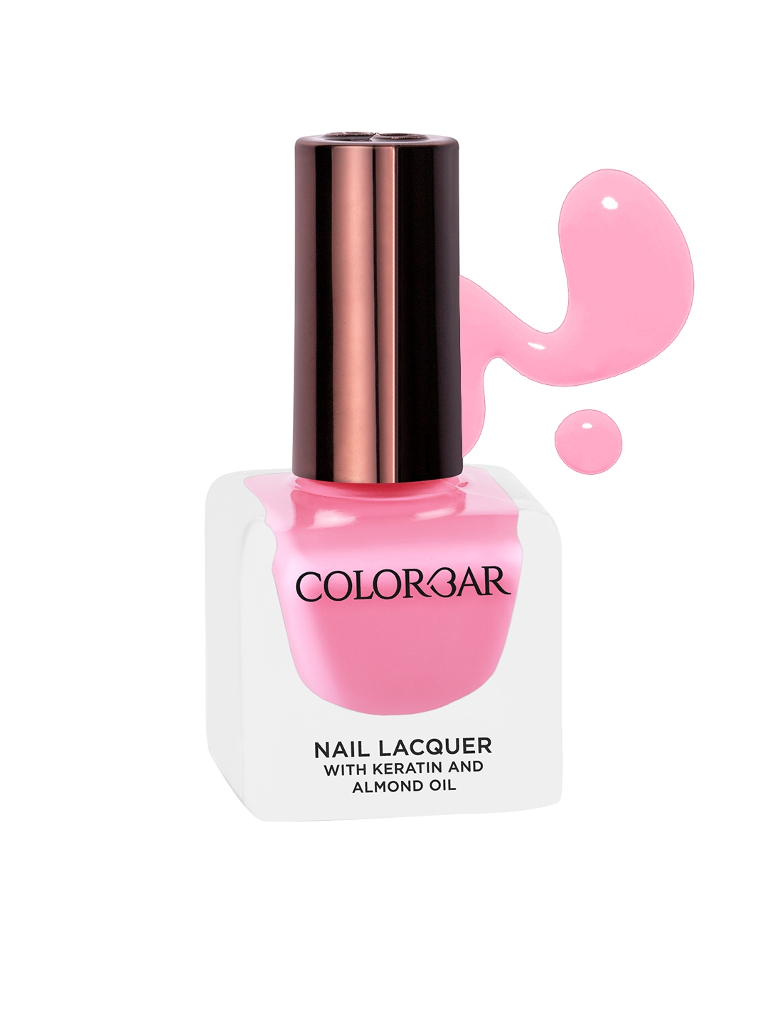 Buy Colorbar Keratin & Almond Oil Nail Lacquer Pink Powder 265 12ml Nail Polish for Women