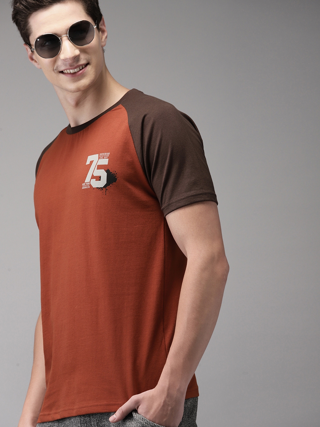 rust colored tshirts