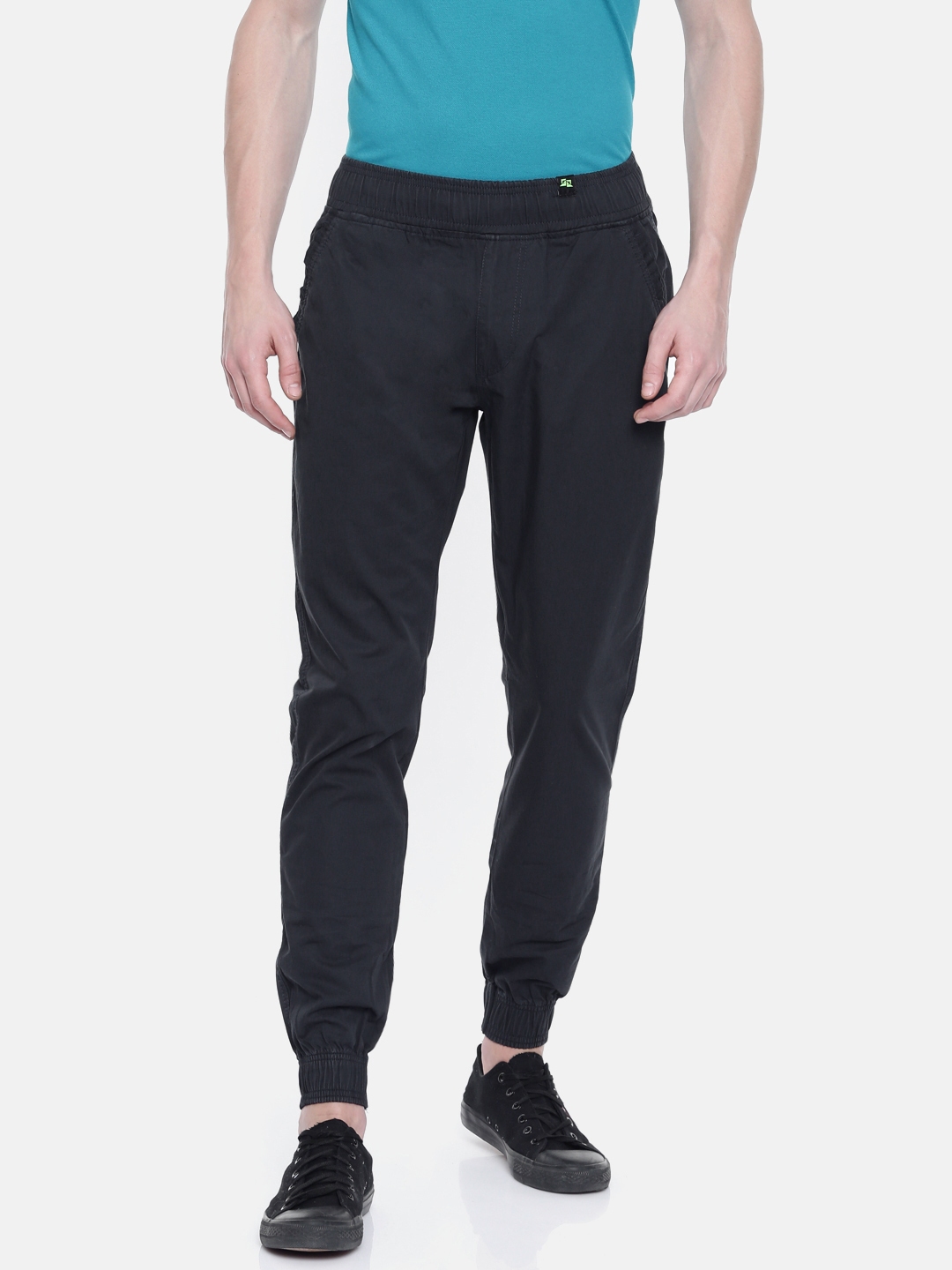 skinny navy joggers