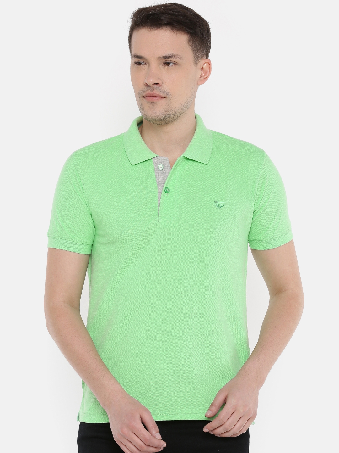 sea green polo t shirt