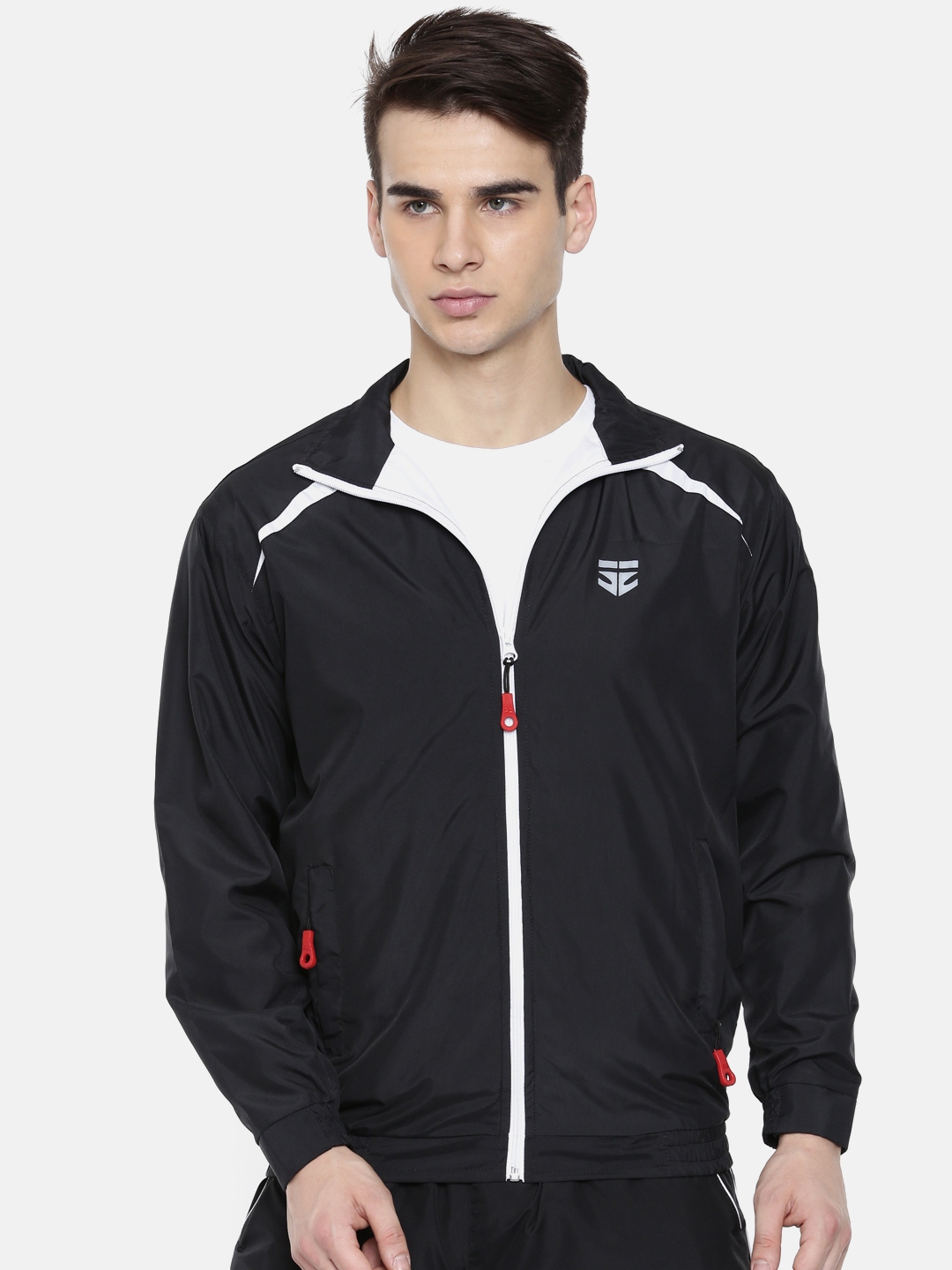 Buy Sports52 Wear Men Black Solid Sporty Jacket - Jackets for Men ...
