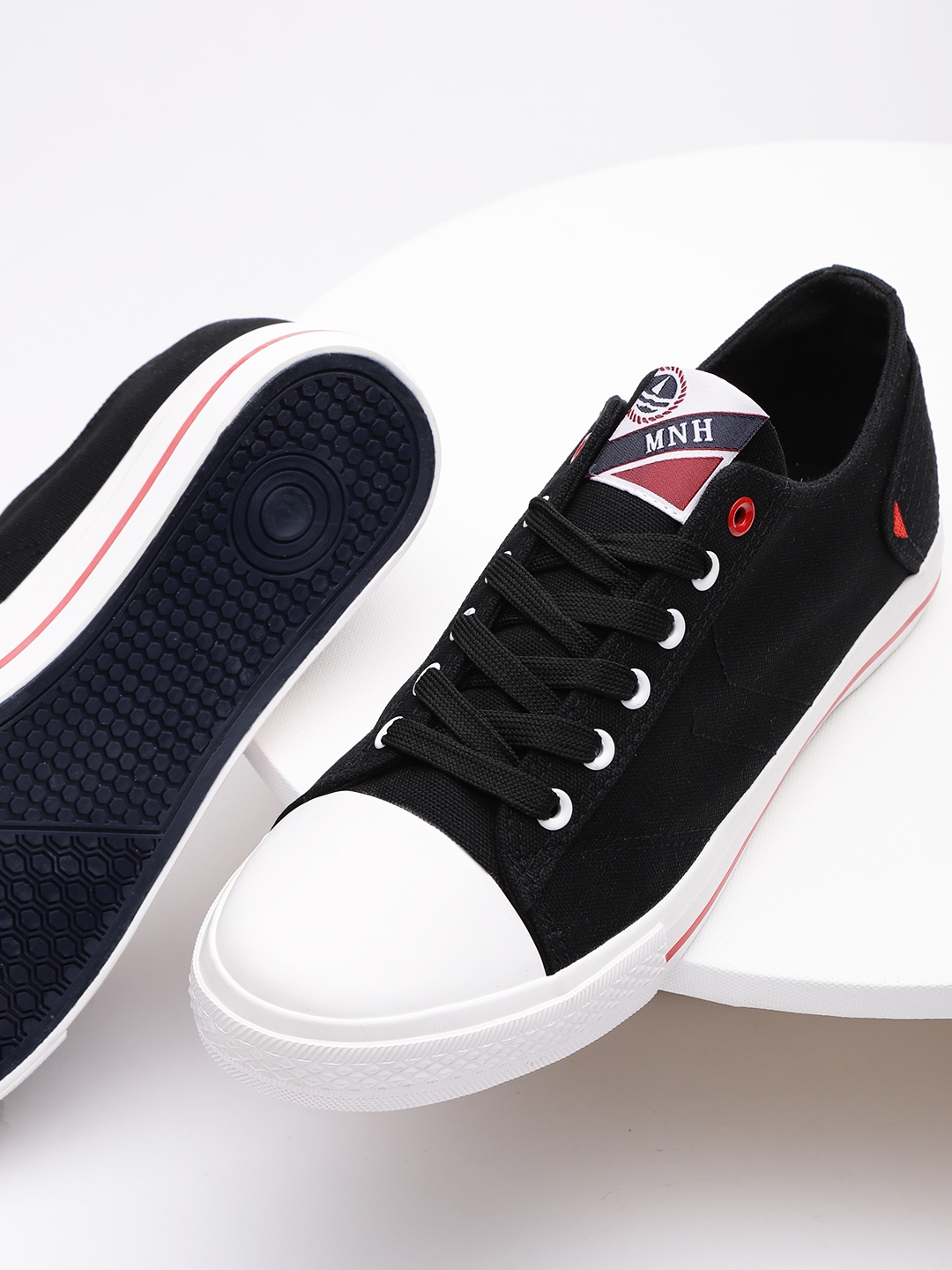 mast and harbour black sneakers