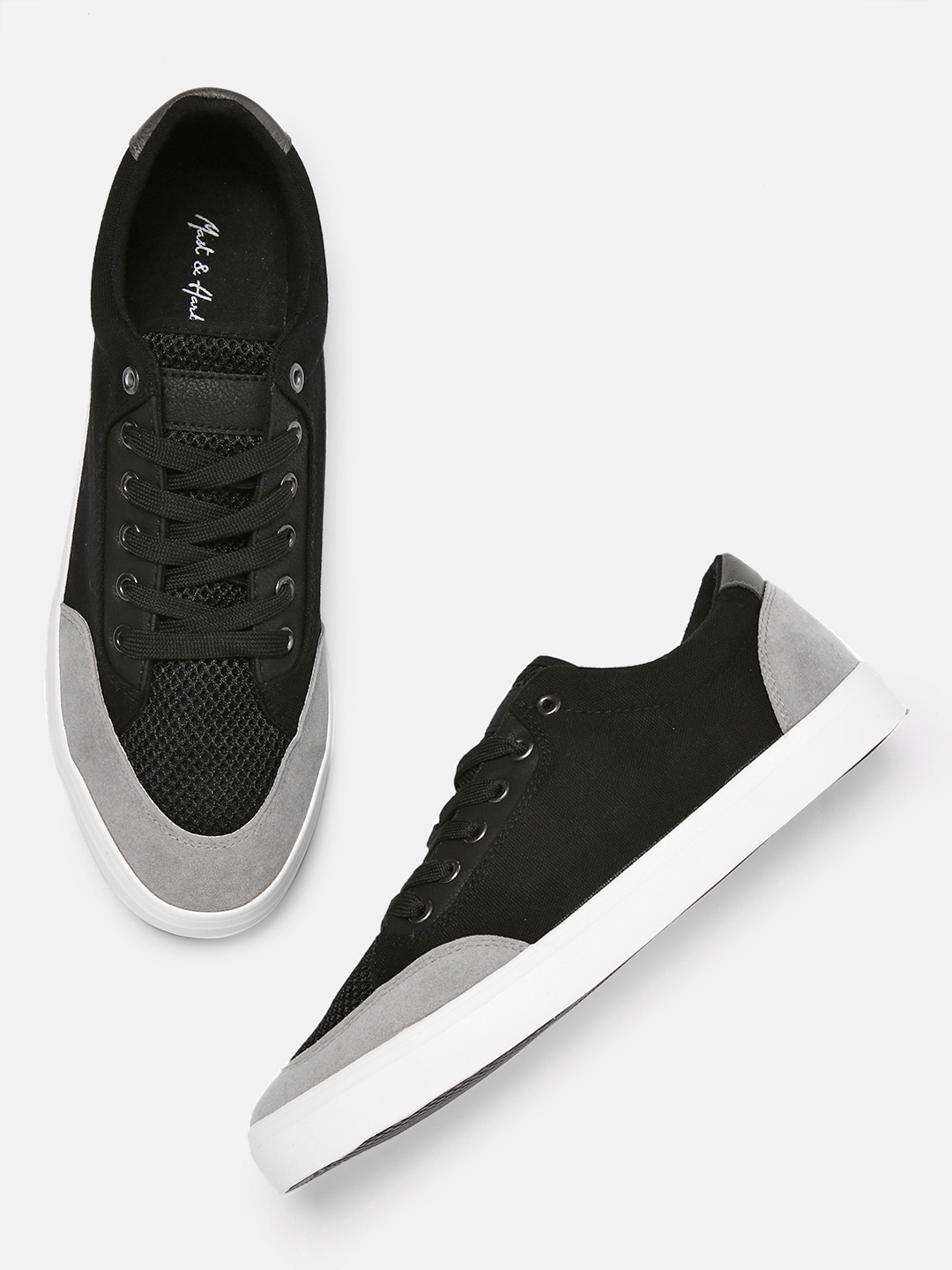 mast and harbour black sneakers
