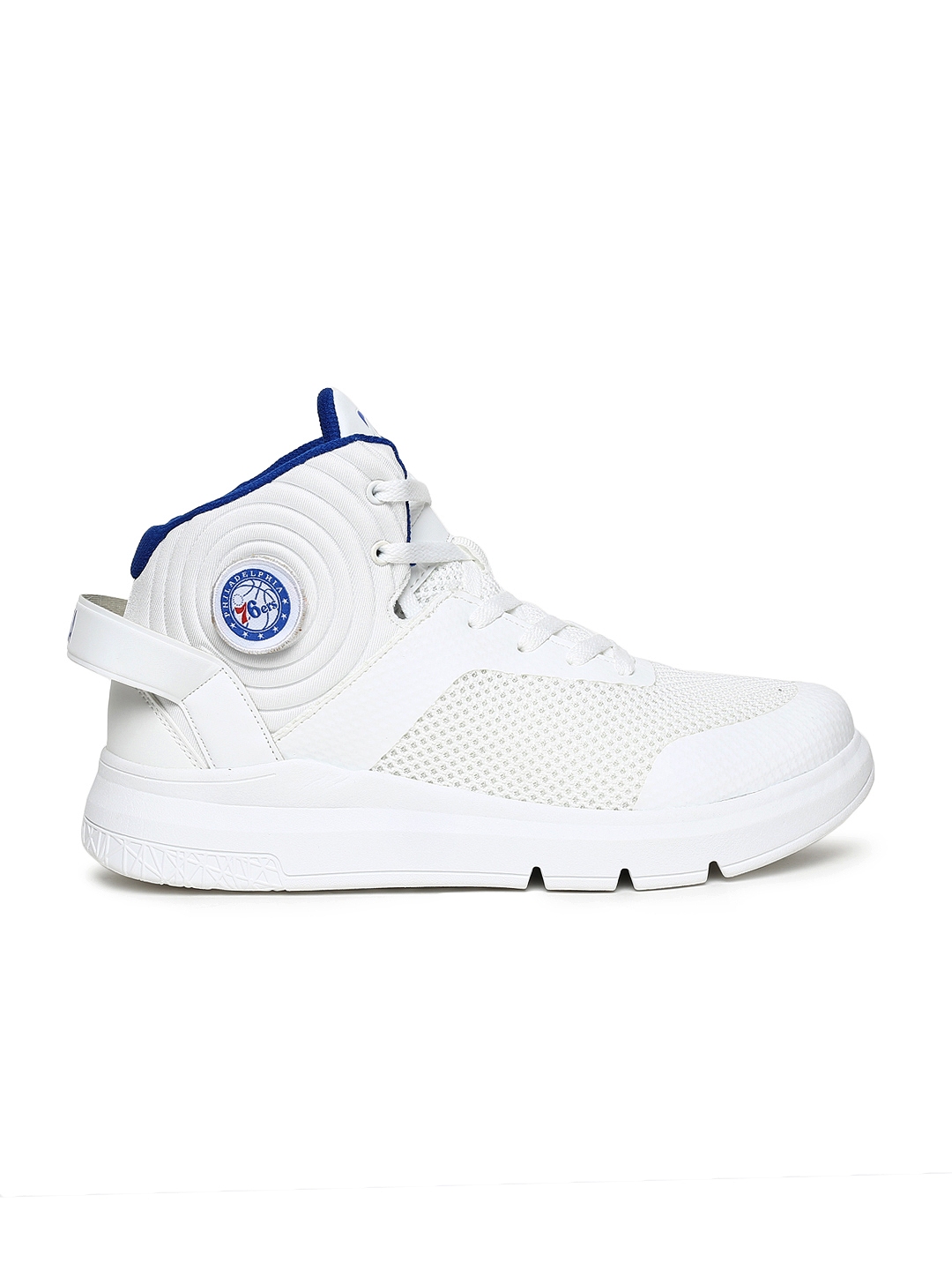 white solid sneakers for men