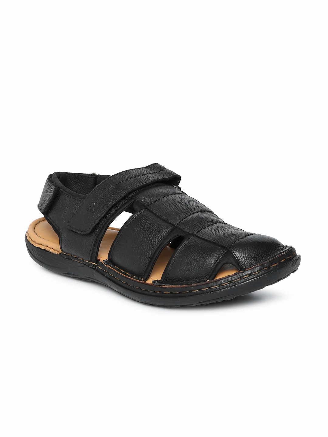 Buy Arrow Men Black Sandals - Sandals for Men 8927609 | Myntra