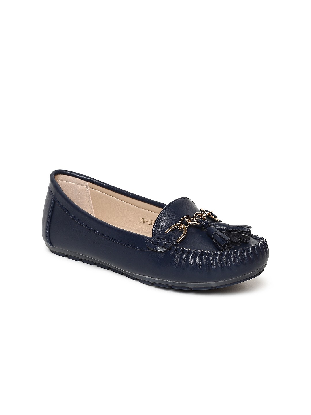 Buy Addons Women Navy Blue Loafers - Casual Shoes for Women 8937503 ...