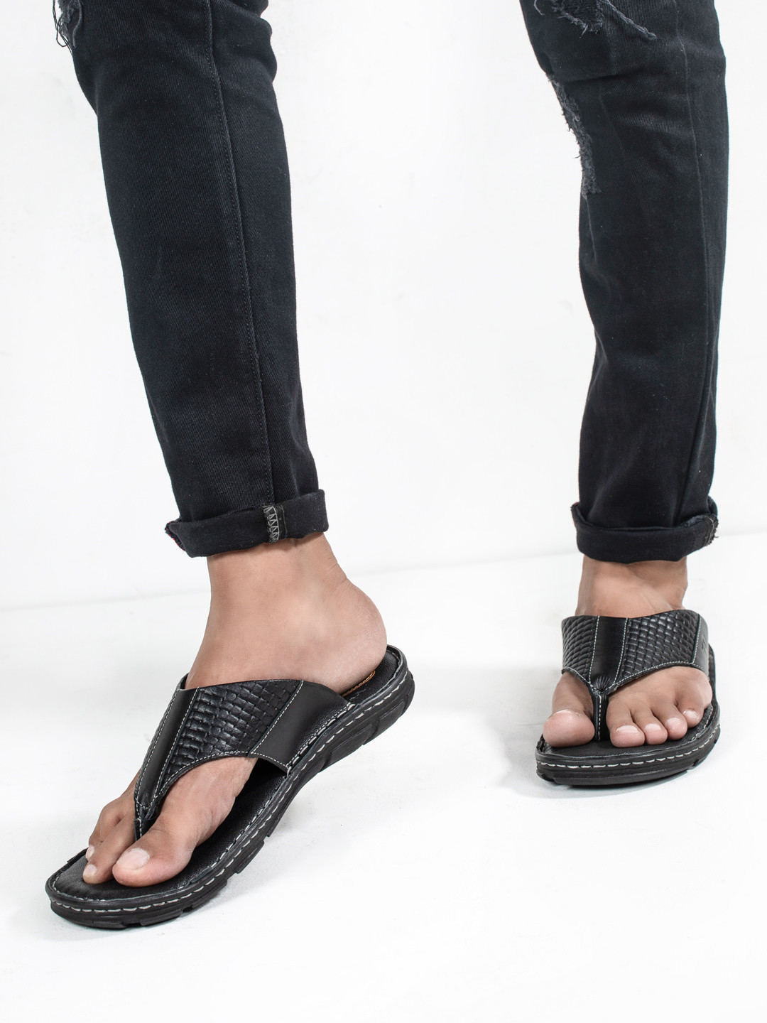 Buy ID Men Black Sandals Sandals for Men 8947759 Myntra