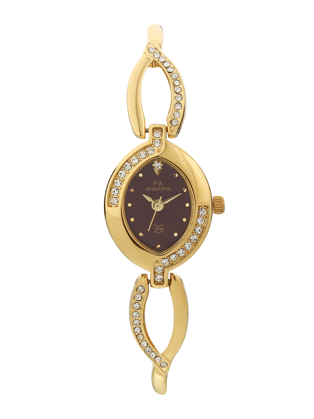 Buy Maxima Women Brown Analogue Watch 47682BMLY Watches for Women