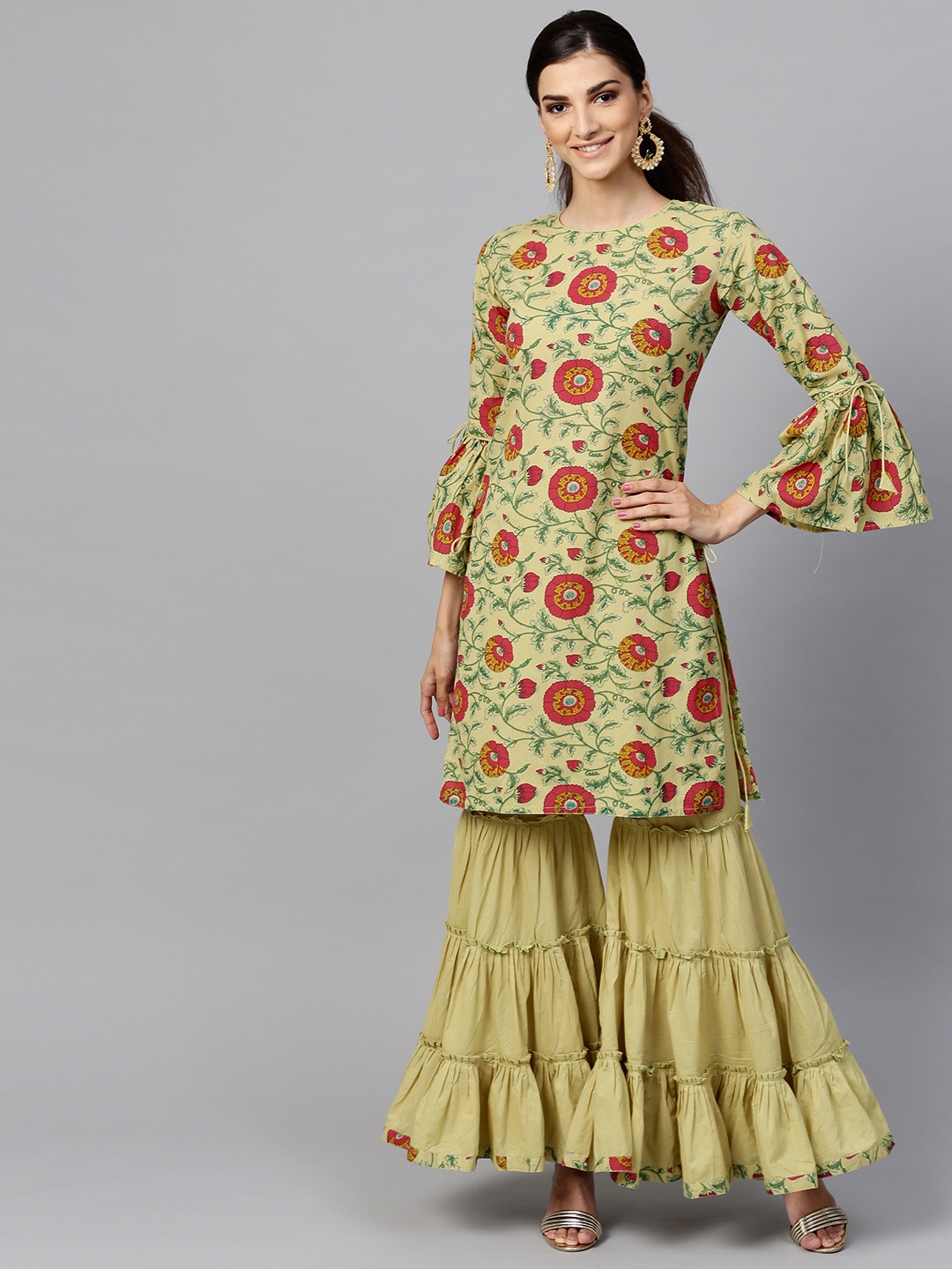 sharara set in myntra