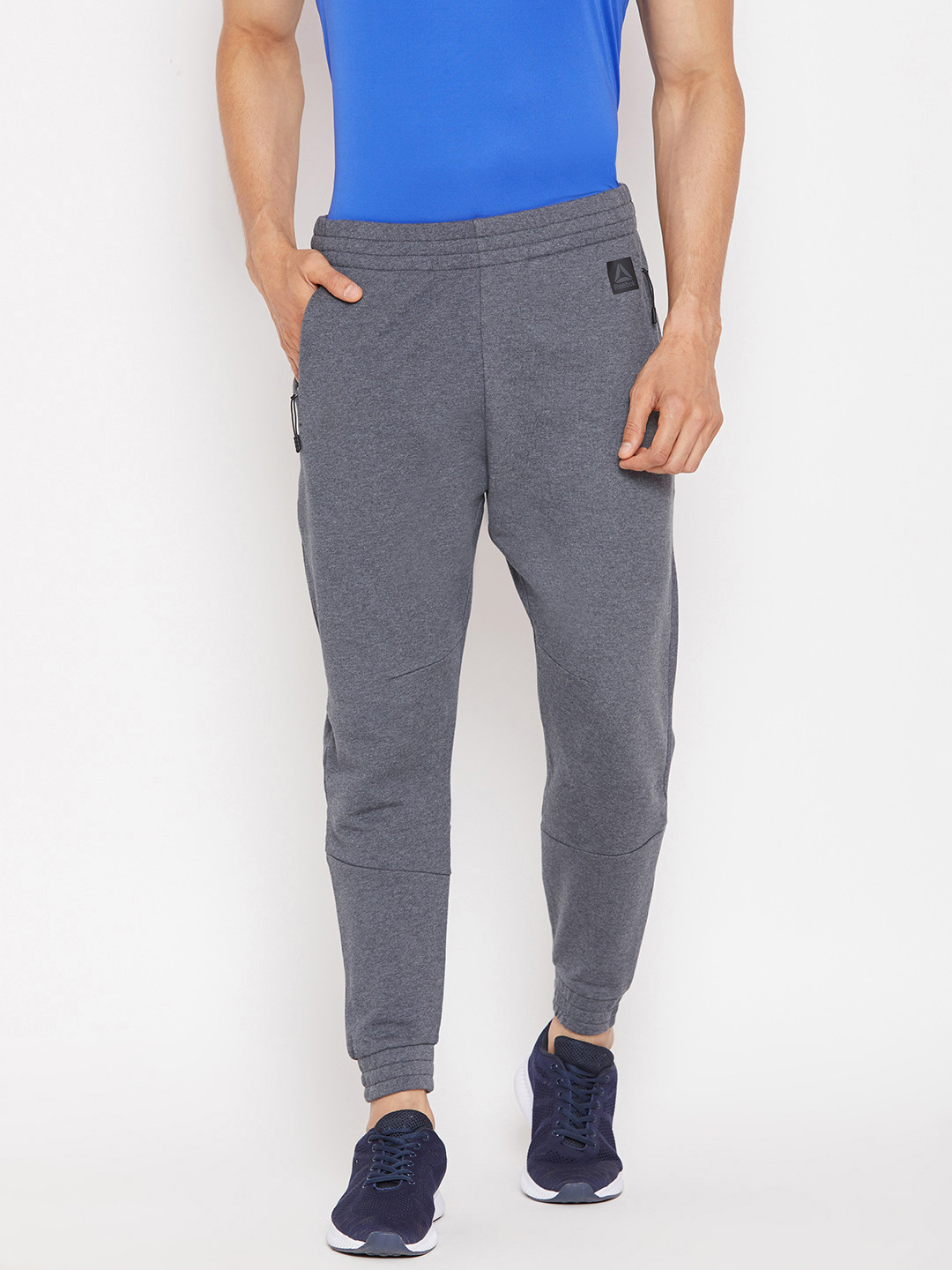 Buy Reebok Men Grey Melange Combat Legacy Mixed Martial Arts Joggers