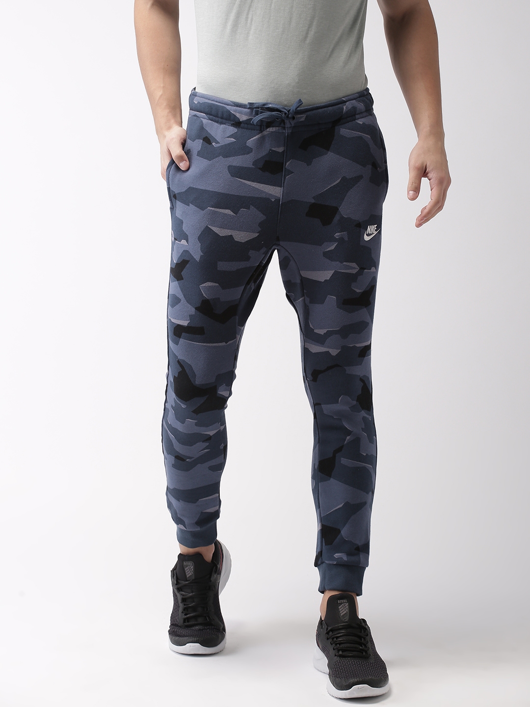nike air navy joggers