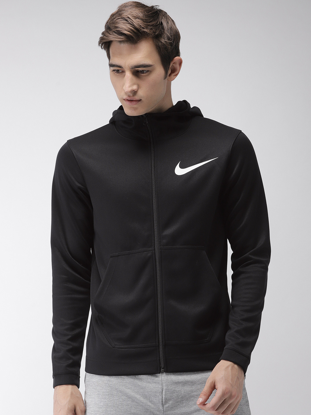 Dri fit jacket with hood clearance