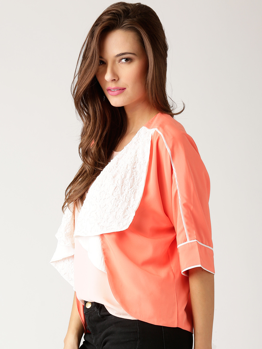 Buy All About You Orange Embellished Shrug Shrug for Women 899512 Myntra