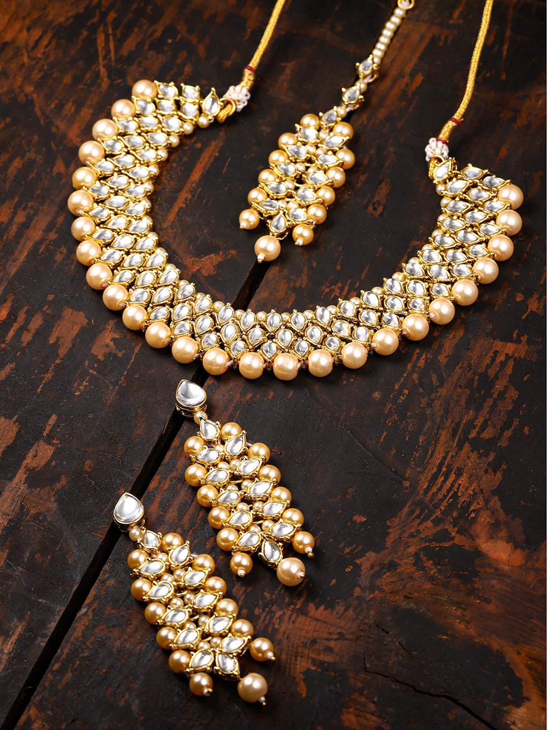 Zaveri pearls kundan set clearance