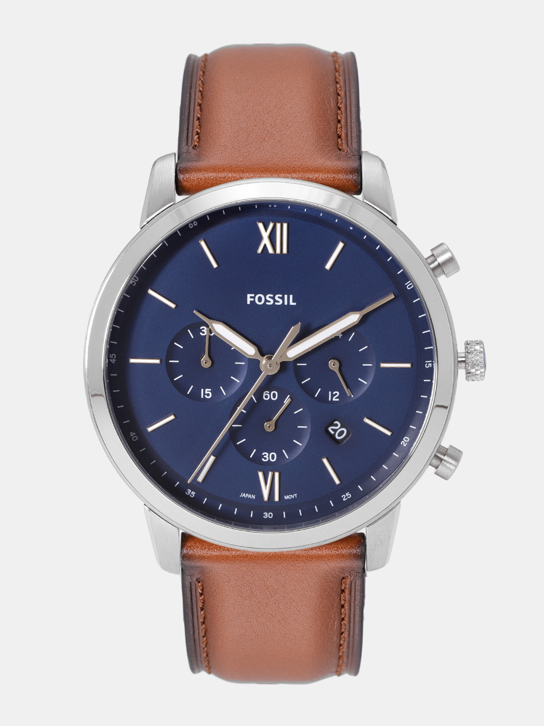 Fossil Men Navy Blue Analogue Watch FS5453I