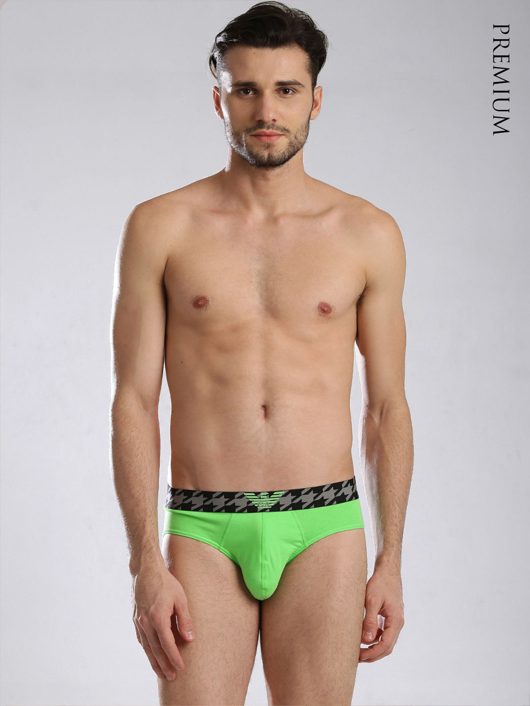 Buy Emporio Armani Green Briefs 110814 5P522 Briefs for Men 903761