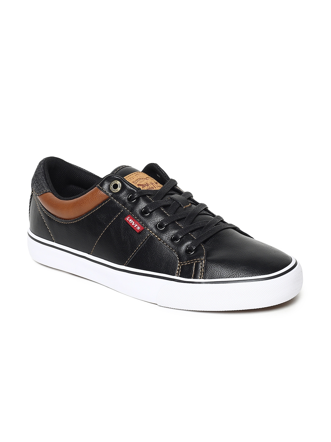 men's levi's sneakers black