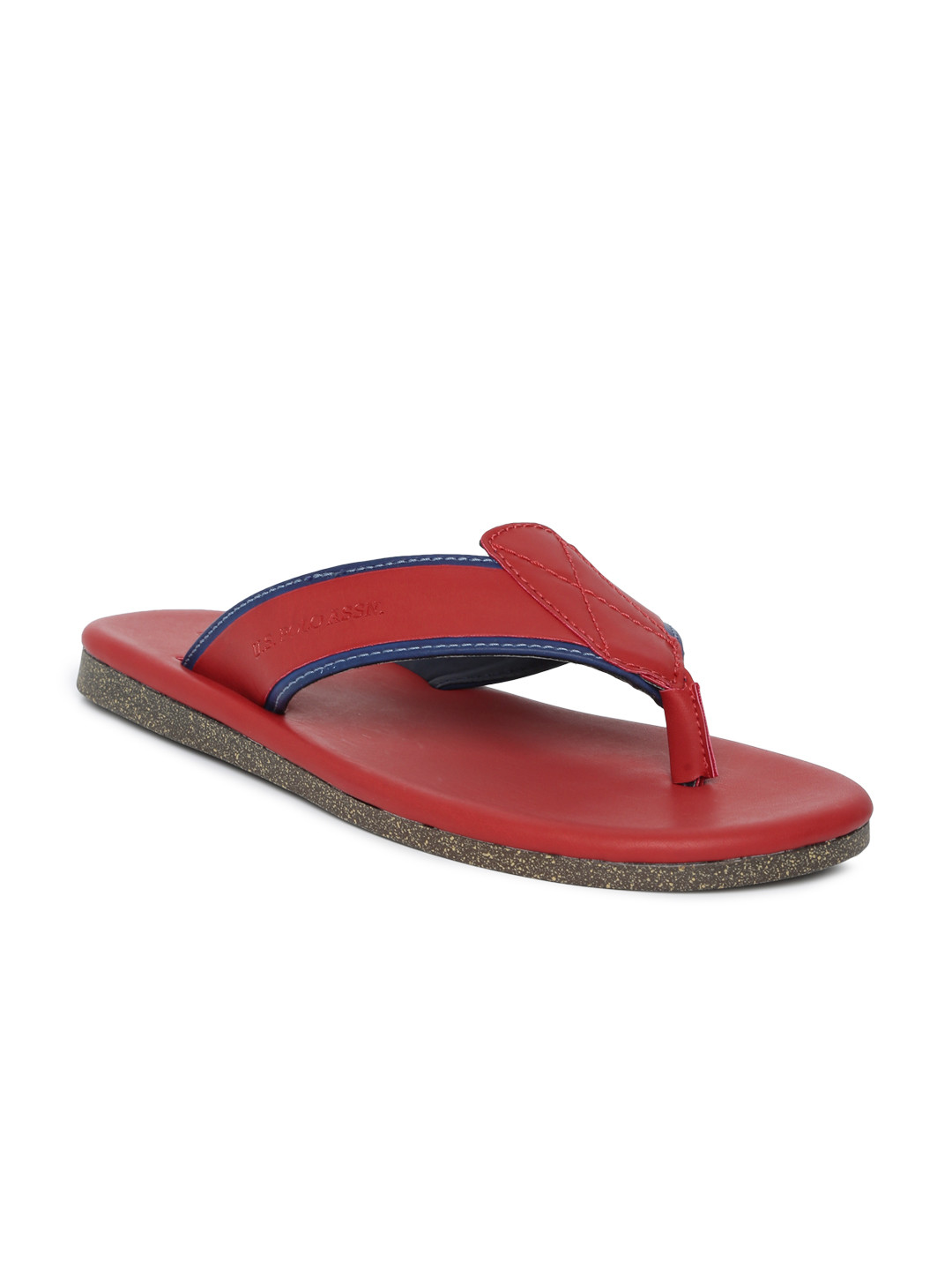 red polo sandals