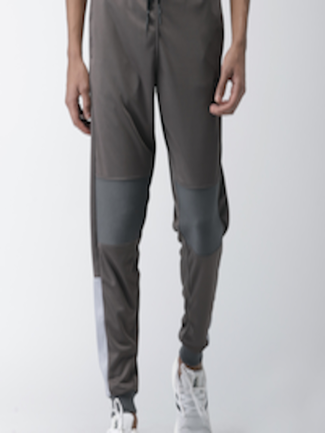 Buy 2GO Men Grey Solid Joggers - Track Pants for Men 9041389 | Myntra