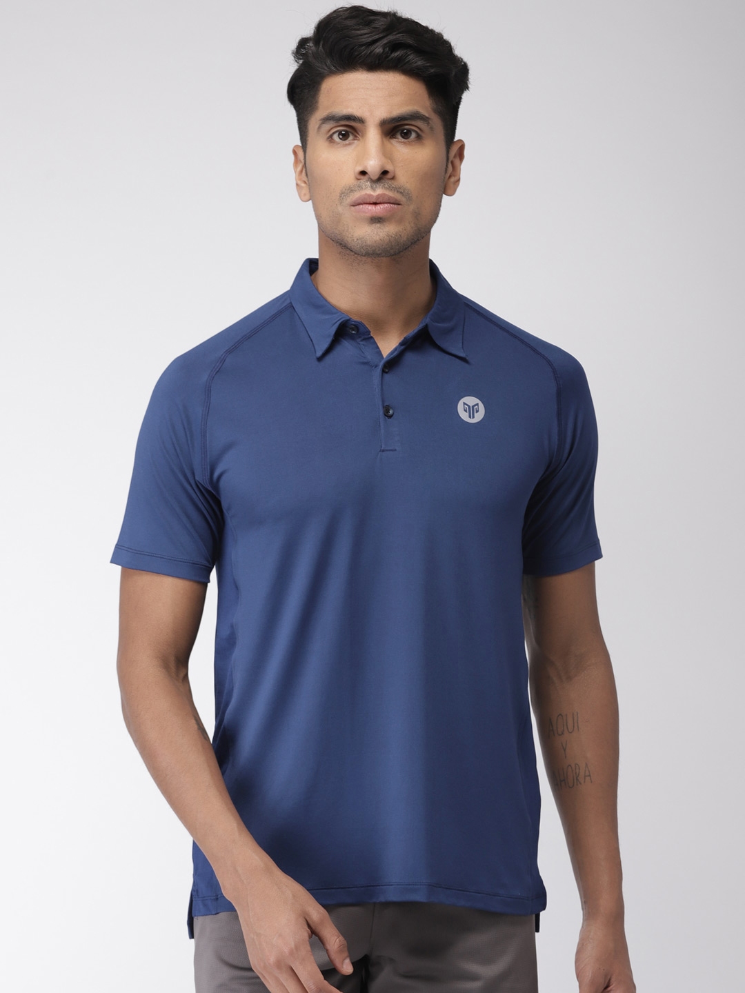 walmart navy blue polo shirts