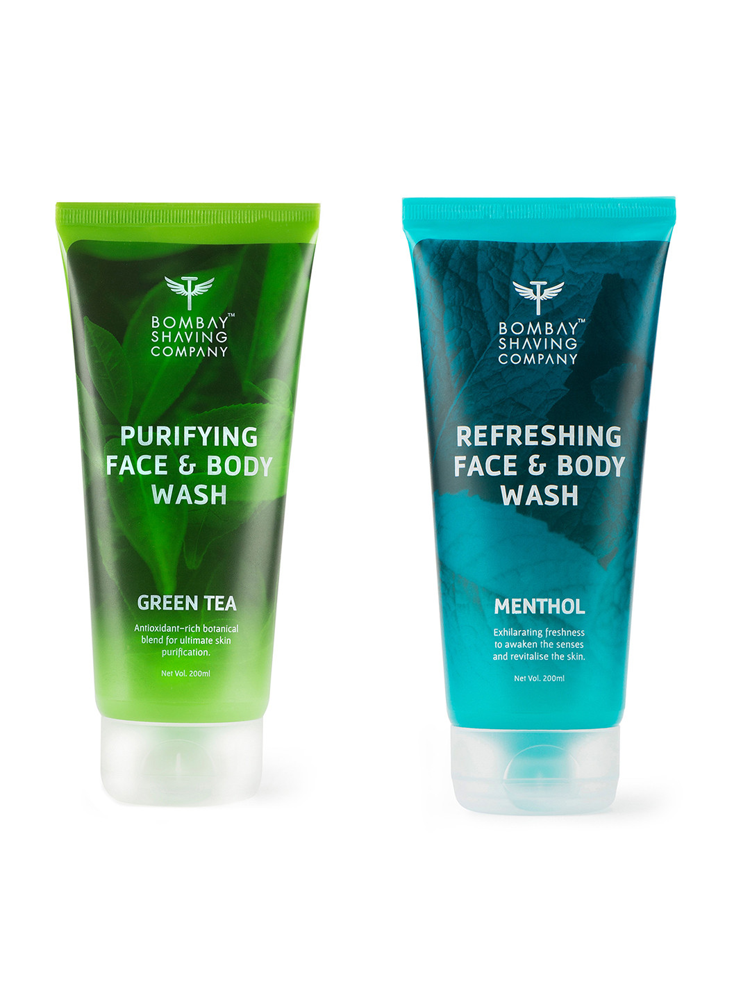 Buy Bombay Shaving Company Men Set Of 2 Face & Body Wash Body Wash