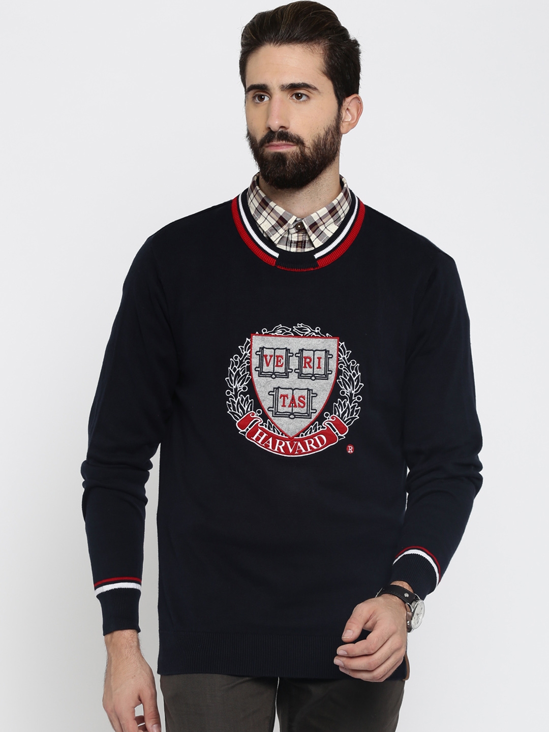 harvard polo sweater