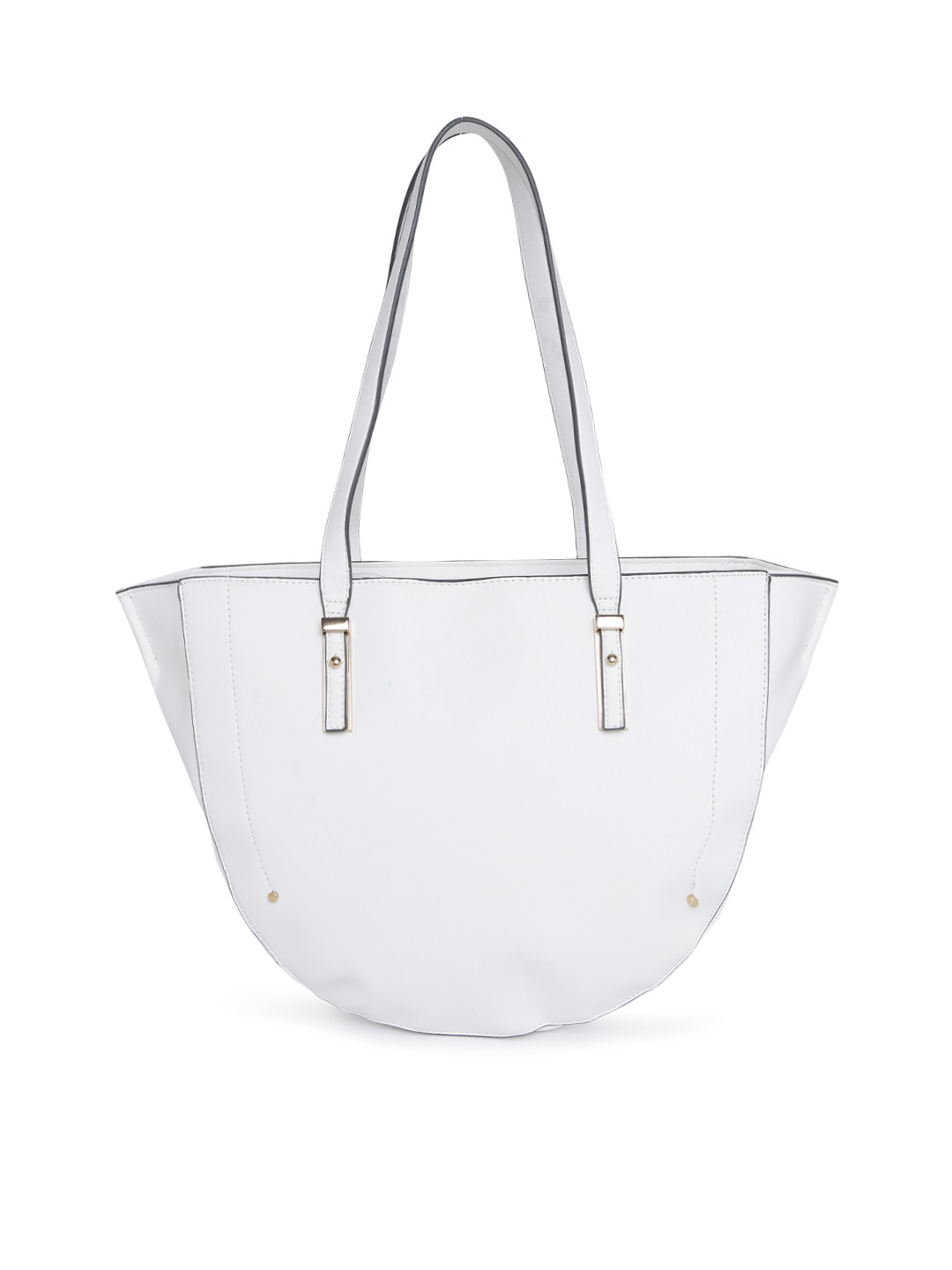 Buy Accessorize White Solid Shoulder Bag Handbags for Women 9058207
