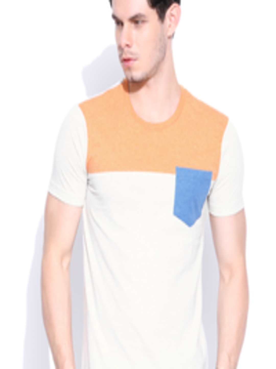 Buy United Colors Of Benetton Off White T Shirt - Tshirts for Men ...