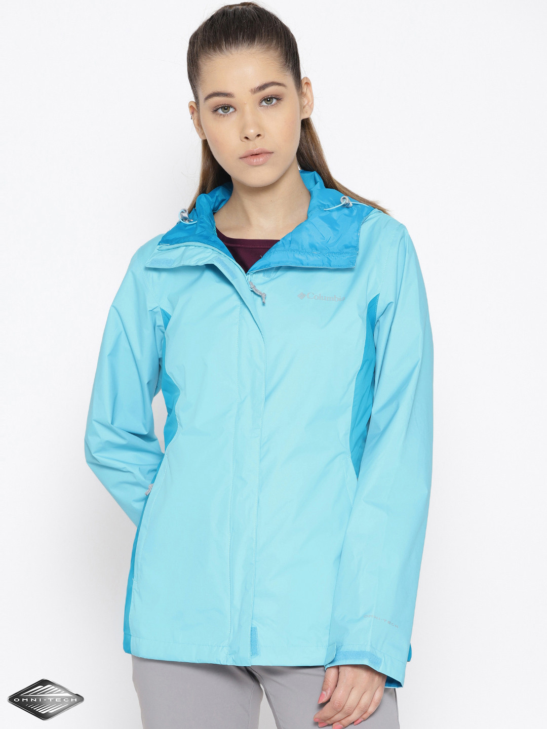Buy Columbia Blue Arcadia II Waterproof Breathable Rain Jacket Rain