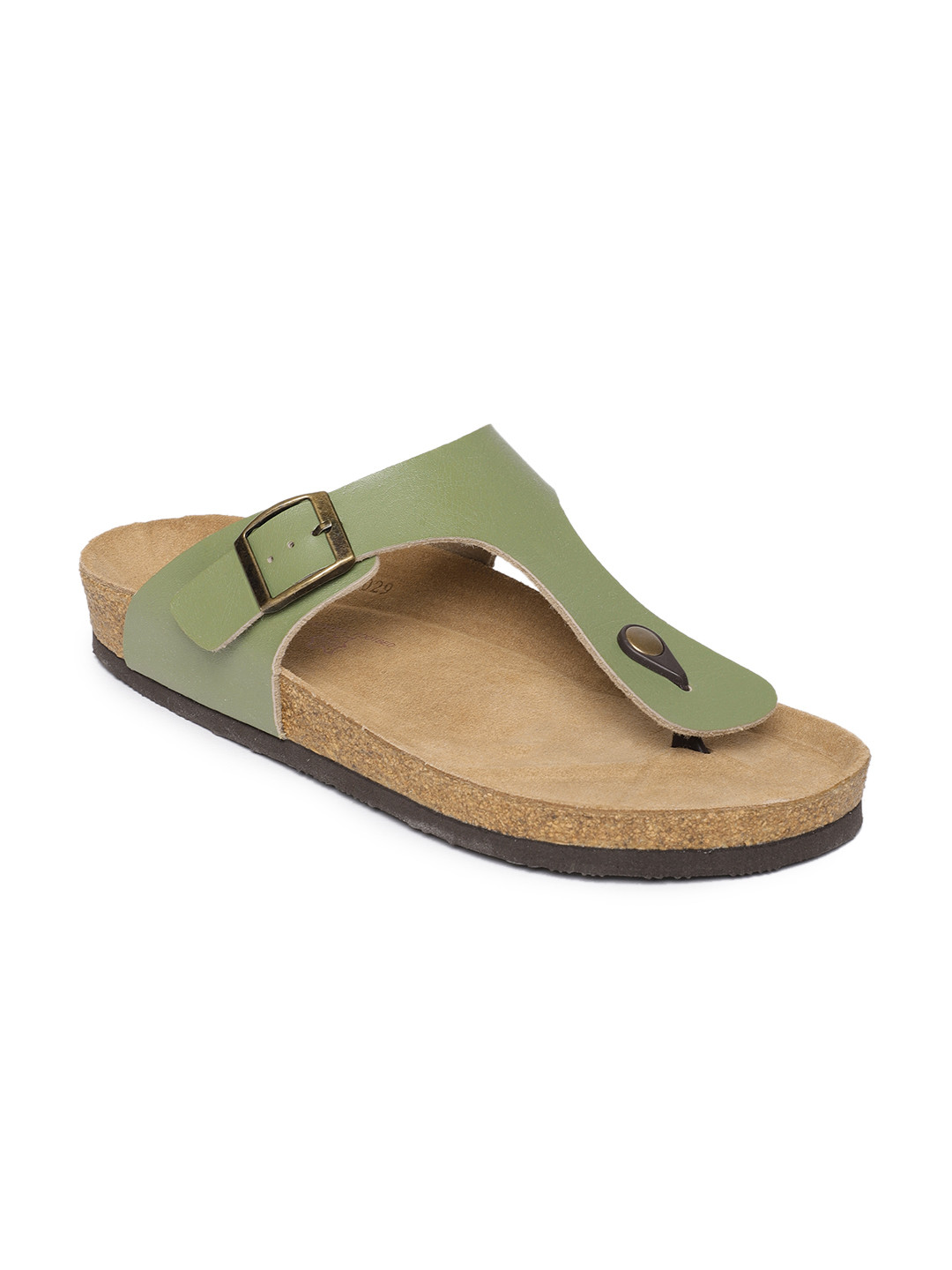 Buy Ruosh Men Green Leather Sandals - Sandals for Men 9076069 | Myntra