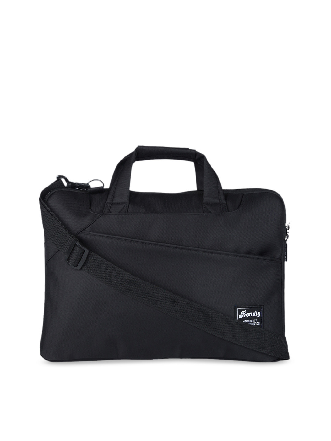 Buy Bendly Unisex Black Solid Laptop Bag Laptop Bag for Unisex