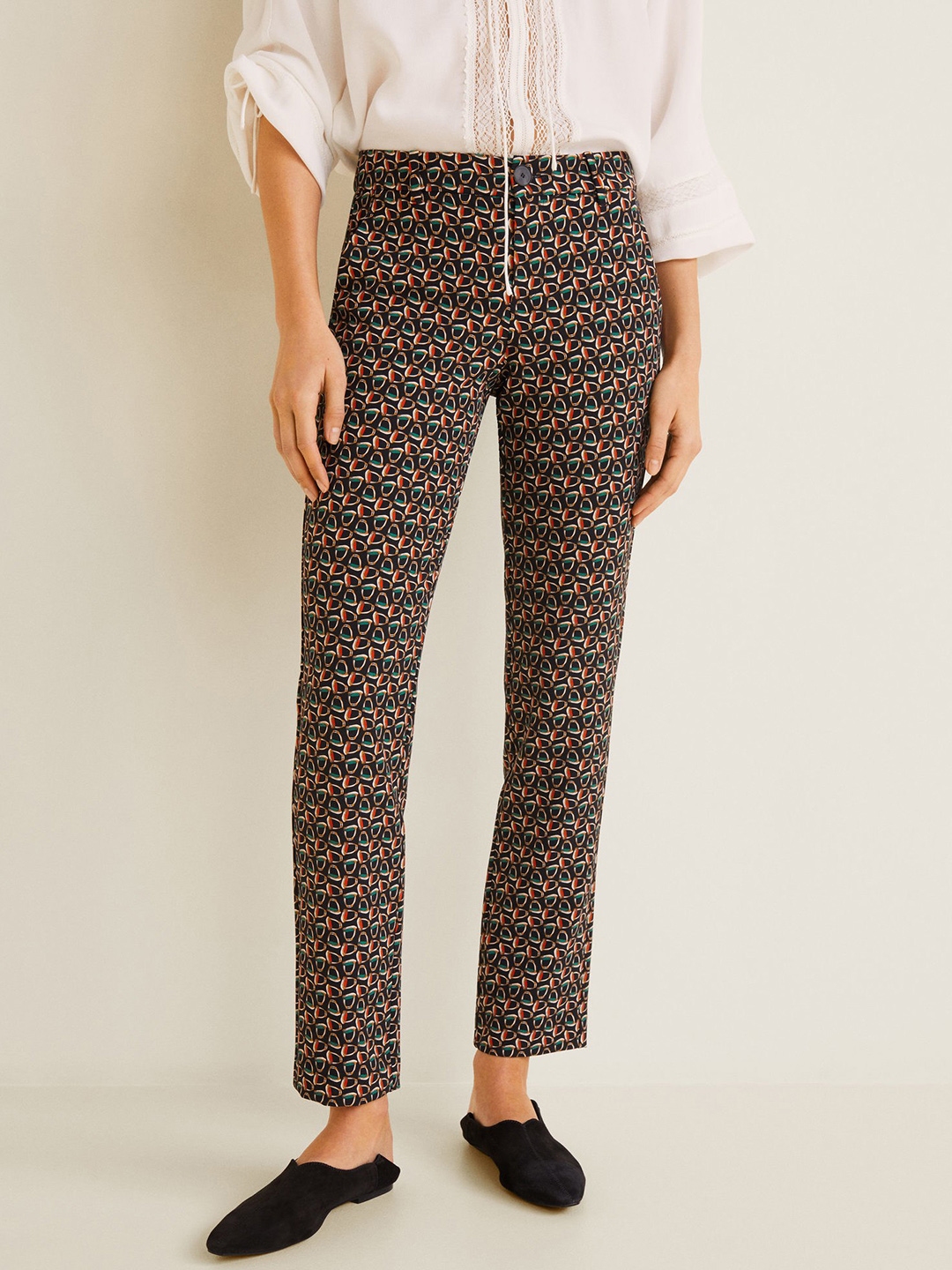 mango black pants
