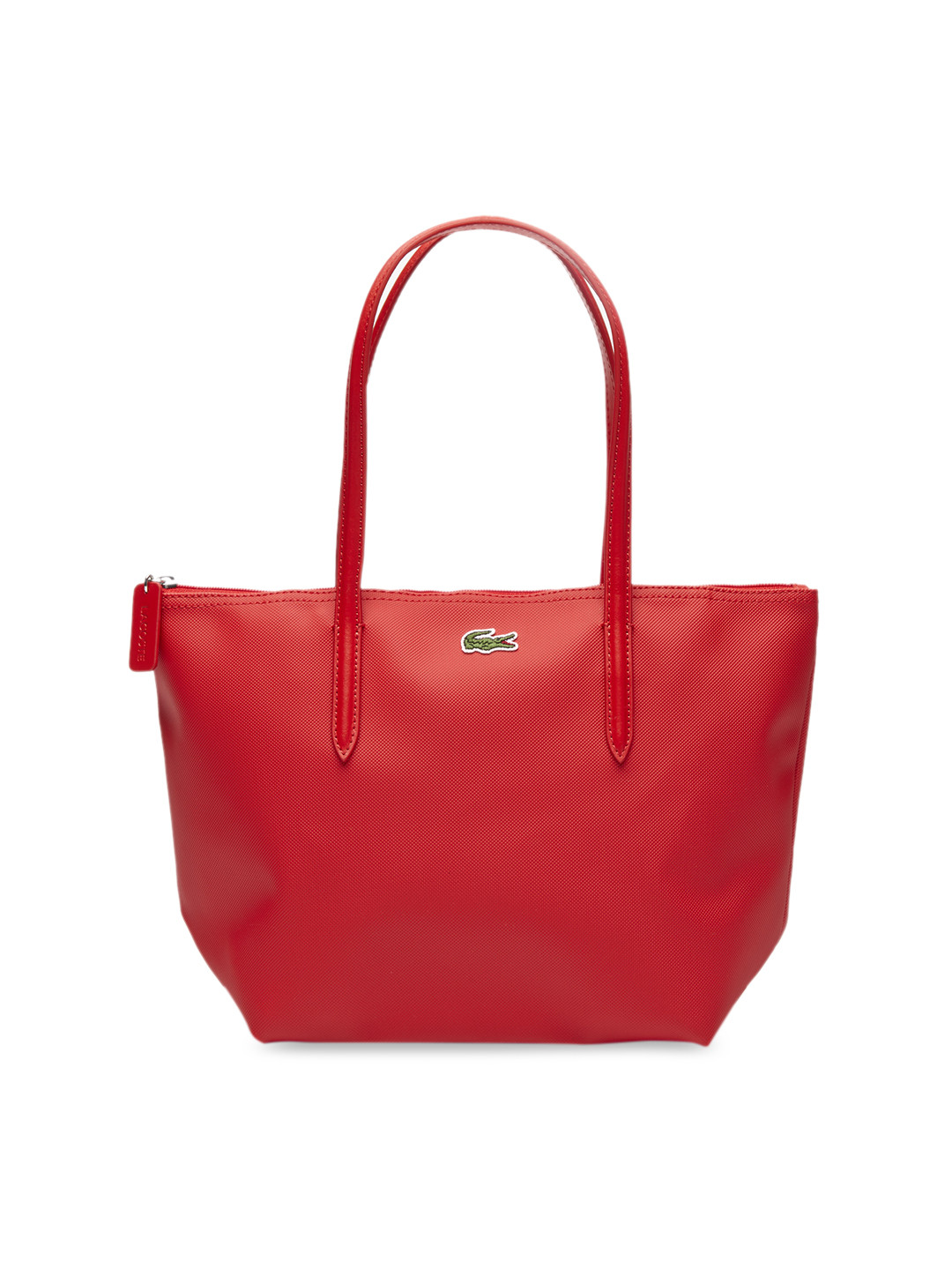 Buy Lacoste Red Solid Tote Bag Handbags for Women 9132861 Myntra
