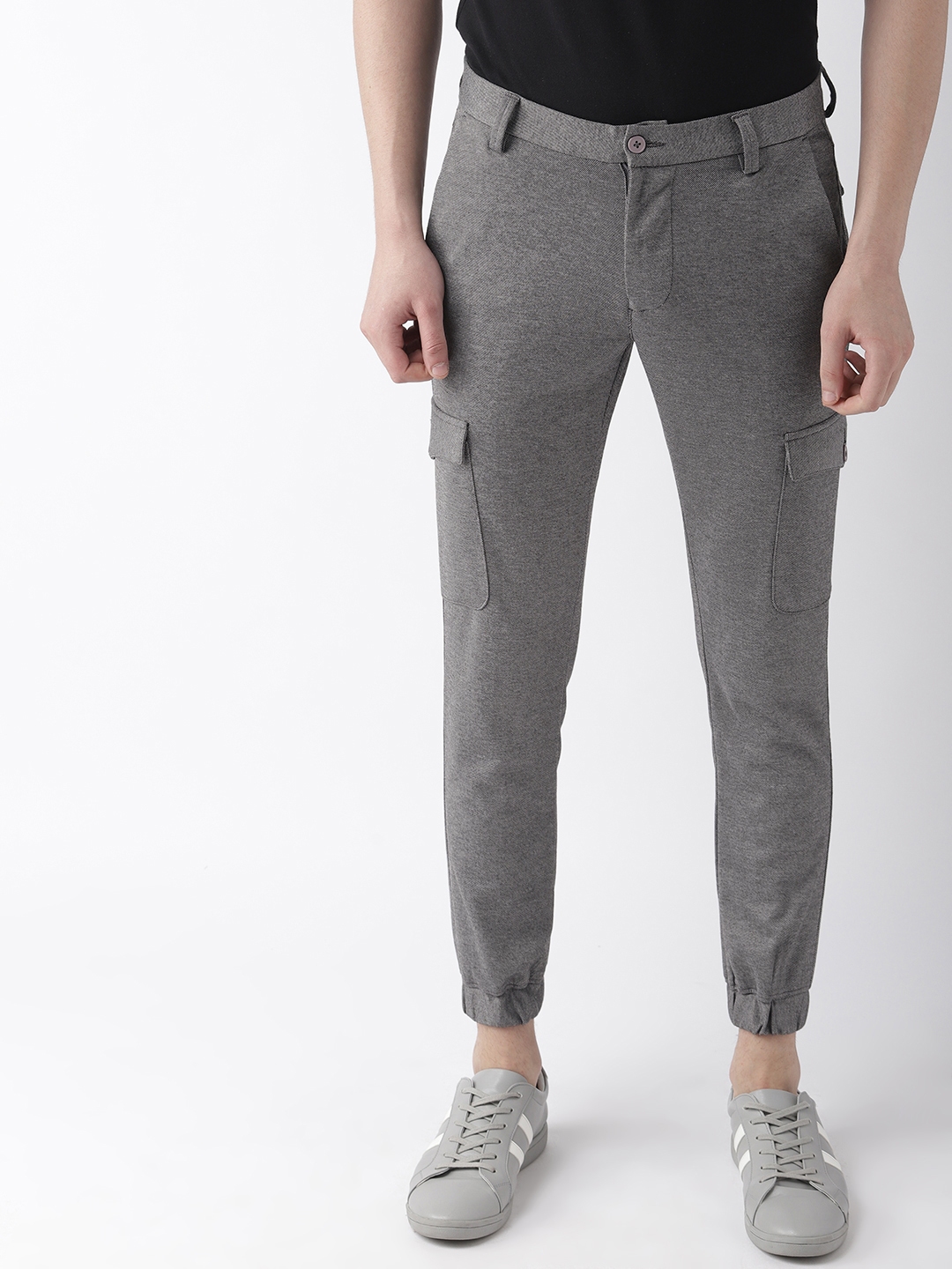 mens grey cargos