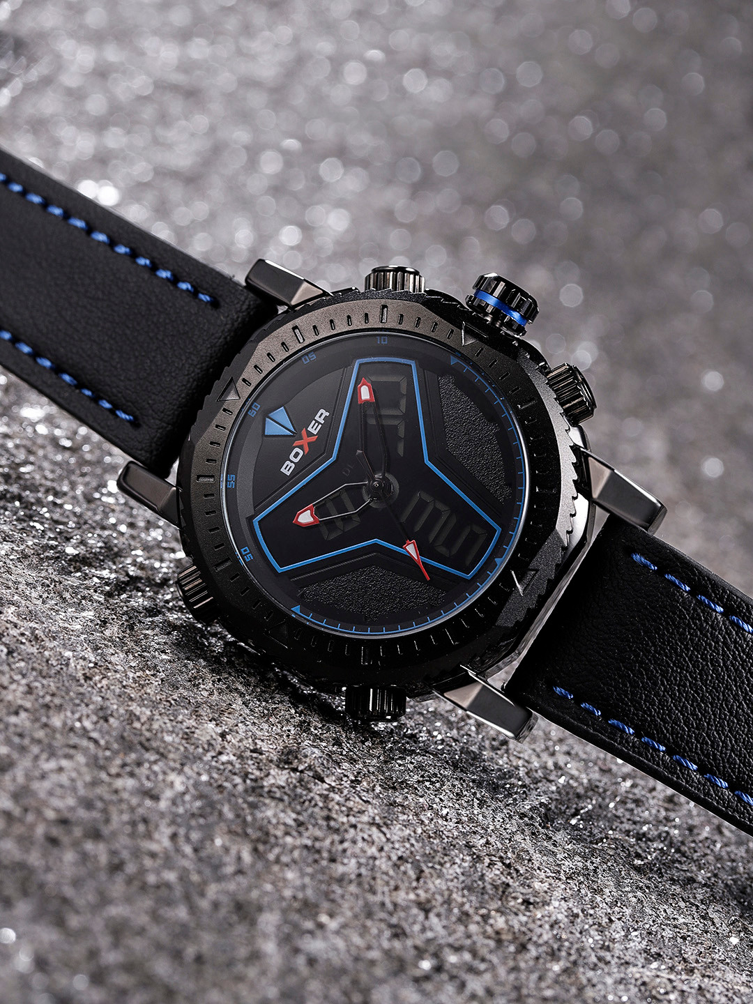 Buy BOXER Men Black Analogue And Digital Watch BXLBK018 Watches for