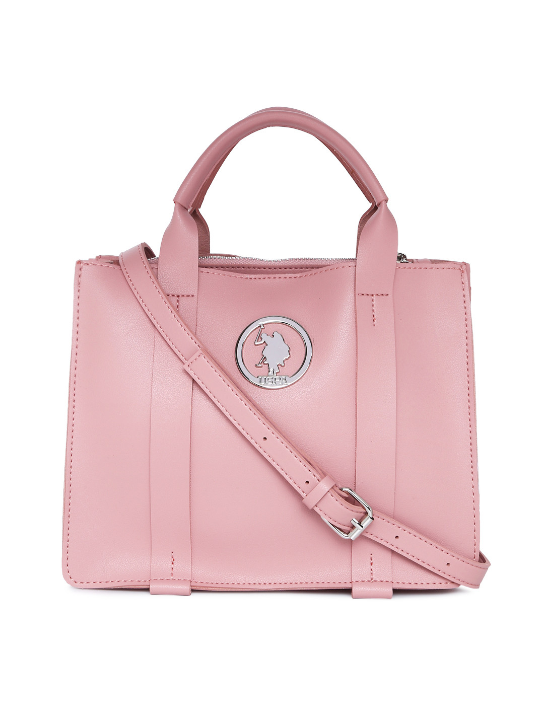 Buy U.S. Polo Assn. Women Pink Satchel Handbags for Women 9137429 Myntra